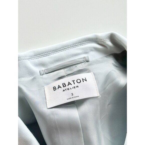 Aritzia BABATON ATELIER Vogue Cruise Blue Single Oversized Blazer Jacket, Size 3 - Picture 12 of 16